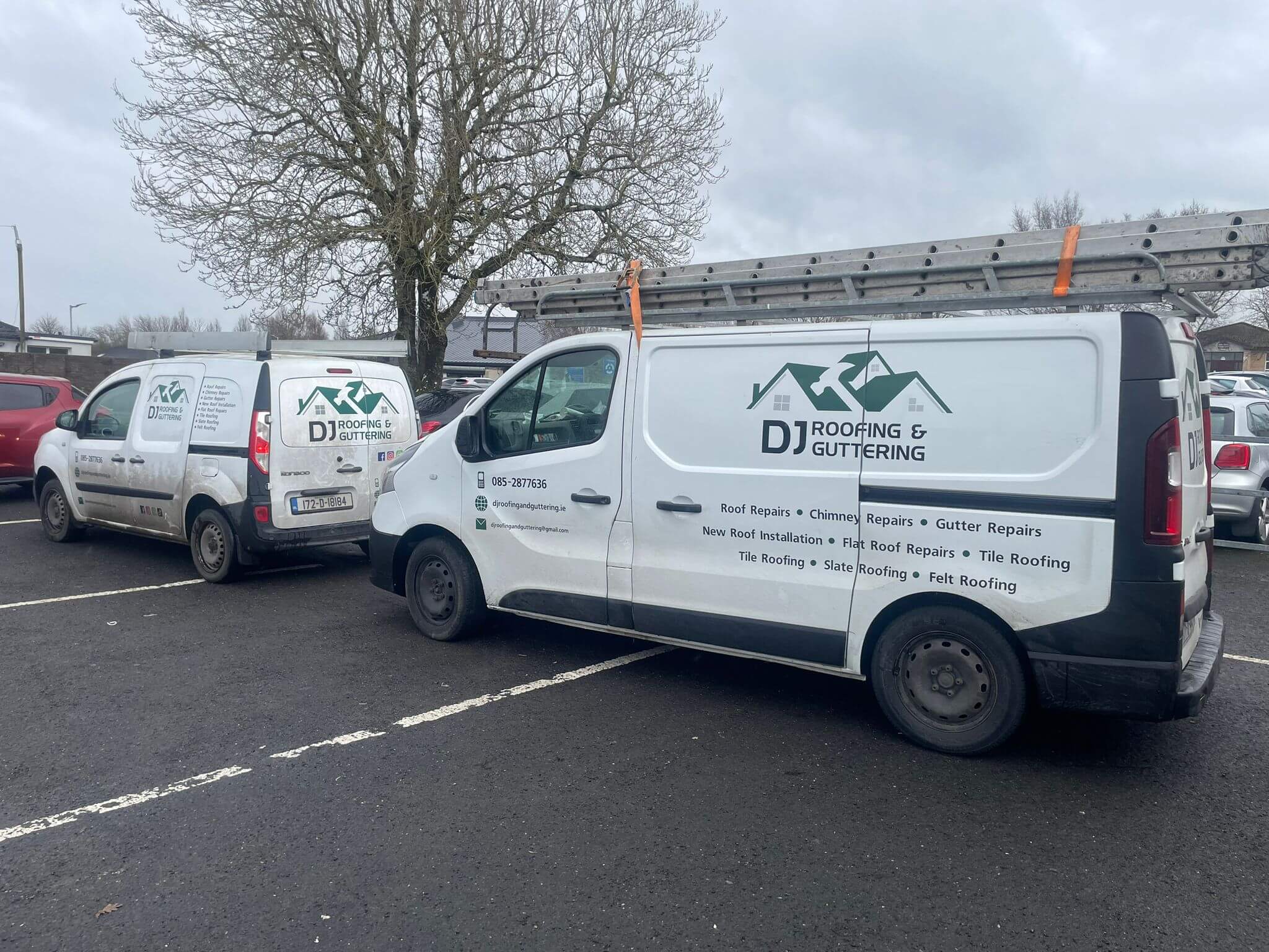 DJ Roofing vans